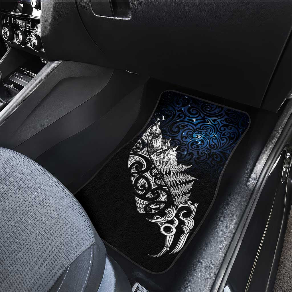 Maori Matariki Car Mats Landscape Styled Fern - Galaxy