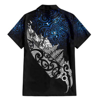 Maori Matariki Family Matching Mermaid Dress and Hawaiian Shirt Landscape Styled Fern - Galaxy