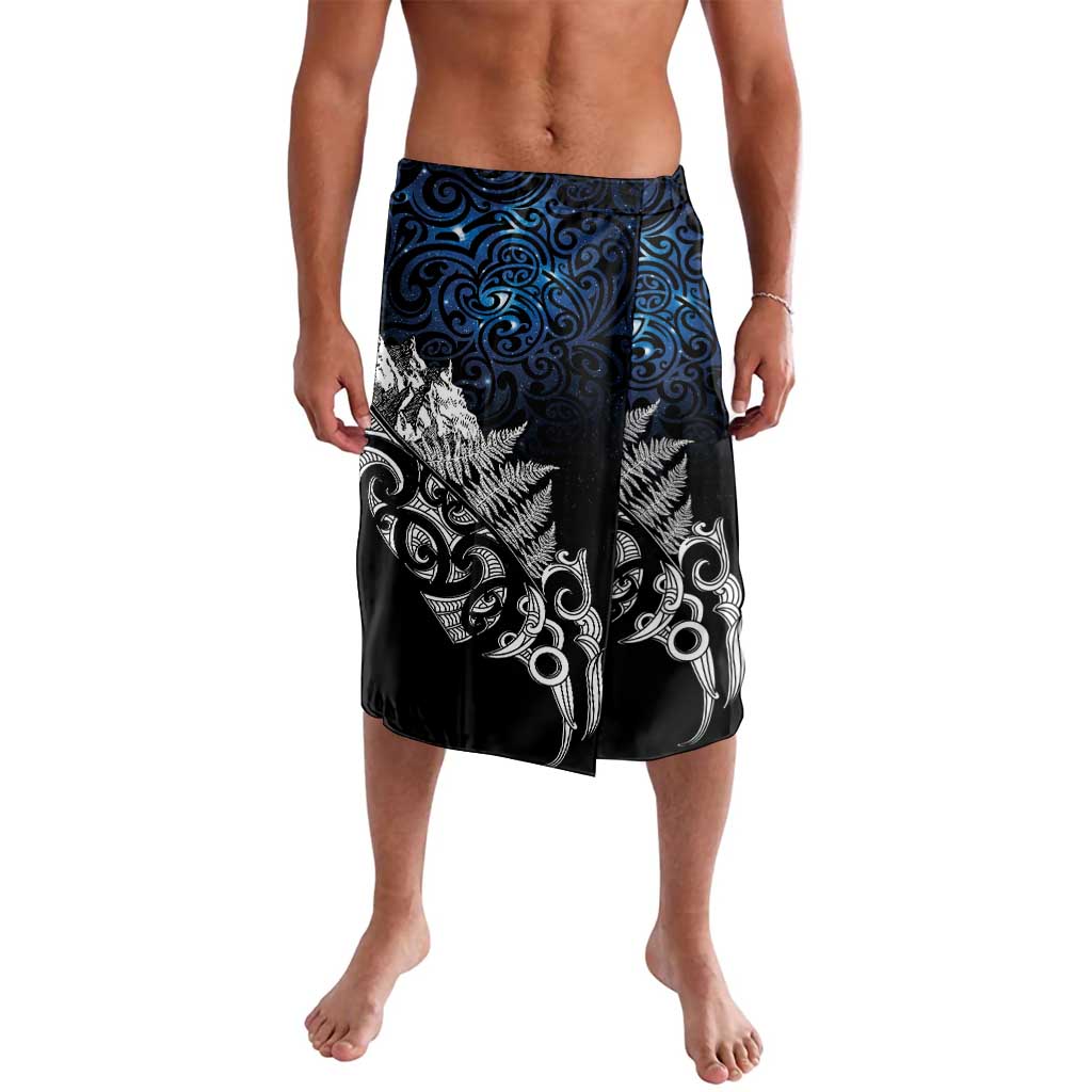 Maori Matariki Lavalava Landscape Styled Fern - Galaxy