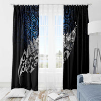 Maori Matariki Window Curtain Landscape Styled Fern - Galaxy