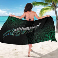 Maori Matariki Sarong Landscape Styled Fern - Paua Shell