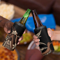 Samoa Manuia le Aso Tuto'atasi 4 in 1 Can Cooler Tumbler Siapo Mamanu Mix Tatau Marlin