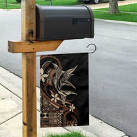 Samoa Manuia le Aso Tuto'atasi Garden Flag Siapo Mamanu Mix Tatau Marlin