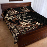Samoa Manuia le Aso Tuto'atasi Quilt Bed Set Siapo Mamanu Mix Tatau Marlin