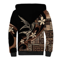 Samoa Manuia le Aso Tuto'atasi Sherpa Hoodie Siapo Mamanu Mix Tatau Marlin