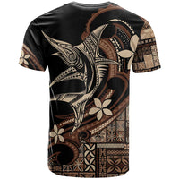 Samoa Manuia le Aso Tuto'atasi T Shirt Siapo Mamanu Mix Tatau Marlin