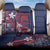Samoa Manuia le Aso Tuto'atasi Back Car Seat Cover Siapo Mamanu Mix Tatau Marlin - Flag Color
