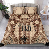 Bula Fiji Vintage Bedding Set Brown Masi Motifs