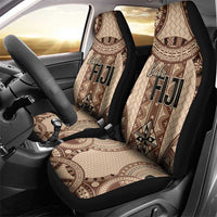 Bula Fiji Vintage Car Seat Cover Brown Masi Motifs