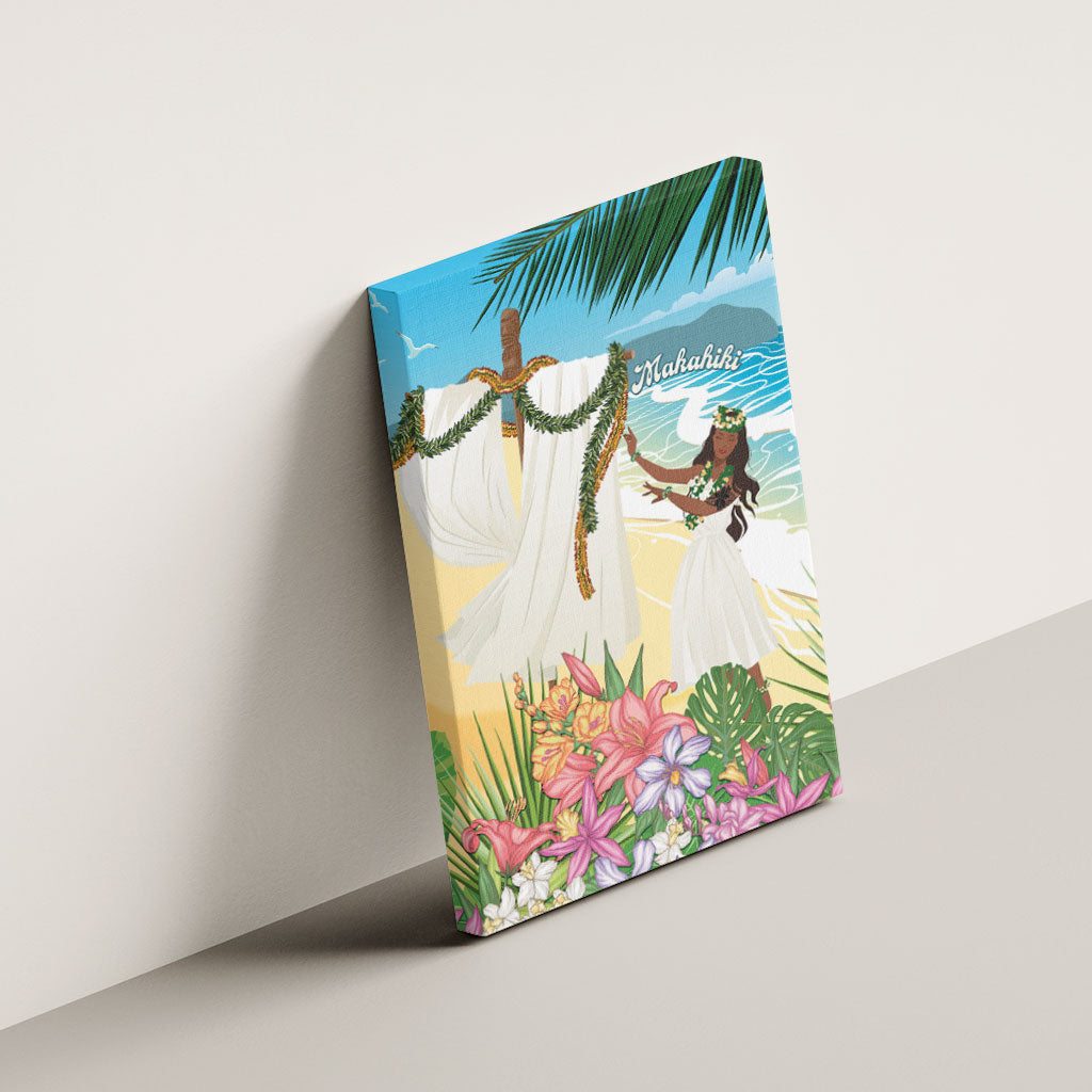 Aloha Hawaii Makahiki Hula Dance Canvas Wall Art Beach Scenery LT7 - Polynesian Pride