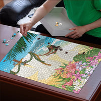 Aloha Hawaii Makahiki Hula Dance Puzzle Beach Scenery LT7 - Polynesian Pride