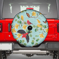 Aloha Hawaii Spare Tire Cover I'iwi on Mamane Pastel Turquoise