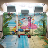 Have Yourself A Beachy Little Christmas Back Car Seat Cover with Santa Chilling - Polynesian Pride