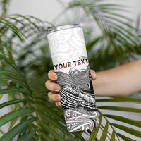 Aotearoa Personalized Skinny Tumbler Proud To Be Maori