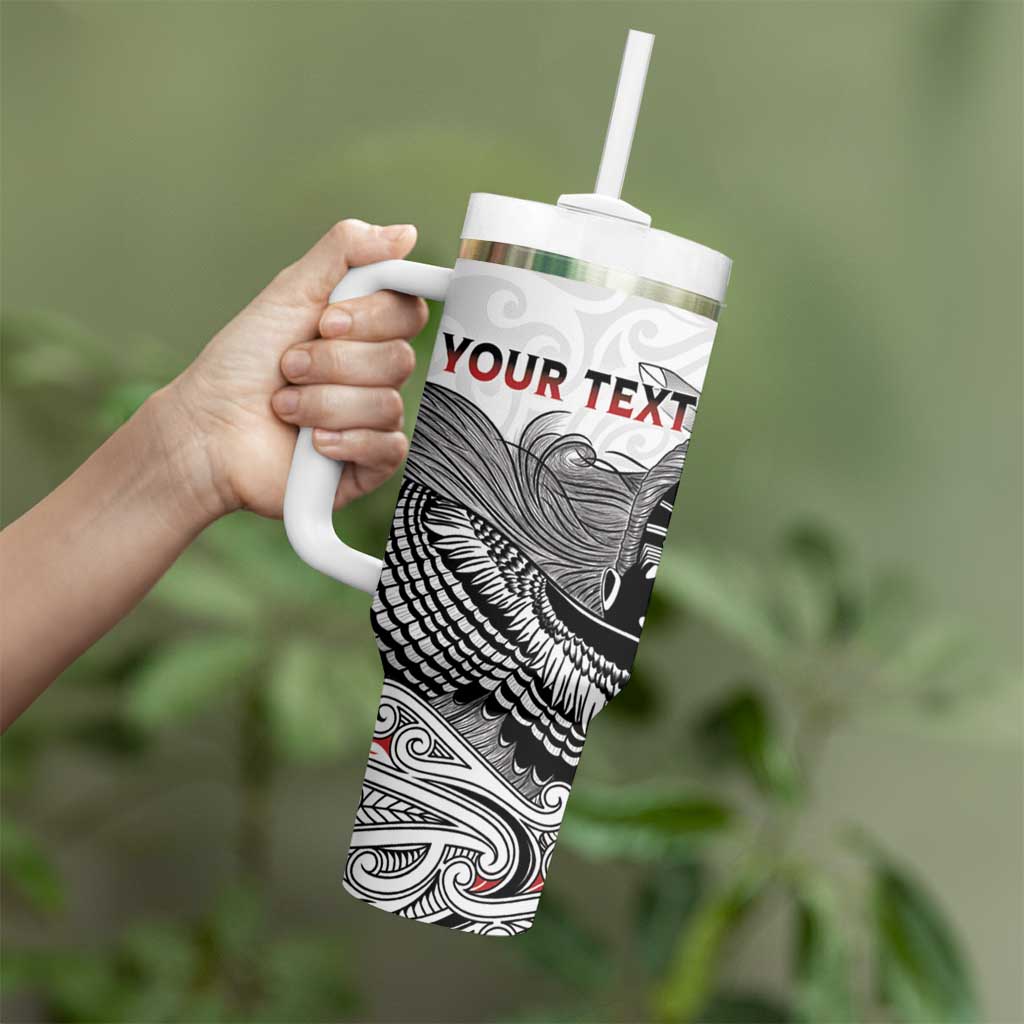 Aotearoa Personalized Tumbler With Handle Proud To Be Maori