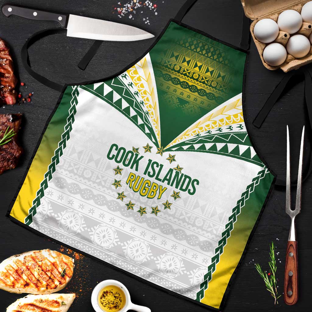 Cook Islands Rugby Apron Kuki's Aitu Champions LT7 Colorful - Polynesian Pride