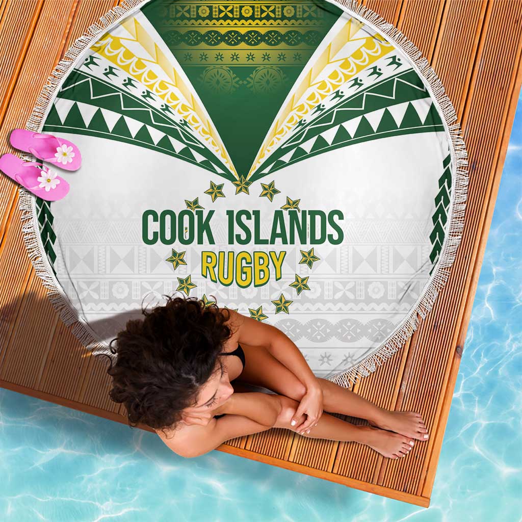 Cook Islands Rugby Beach Blanket Kuki's Aitu Champions LT7 - Polynesian Pride