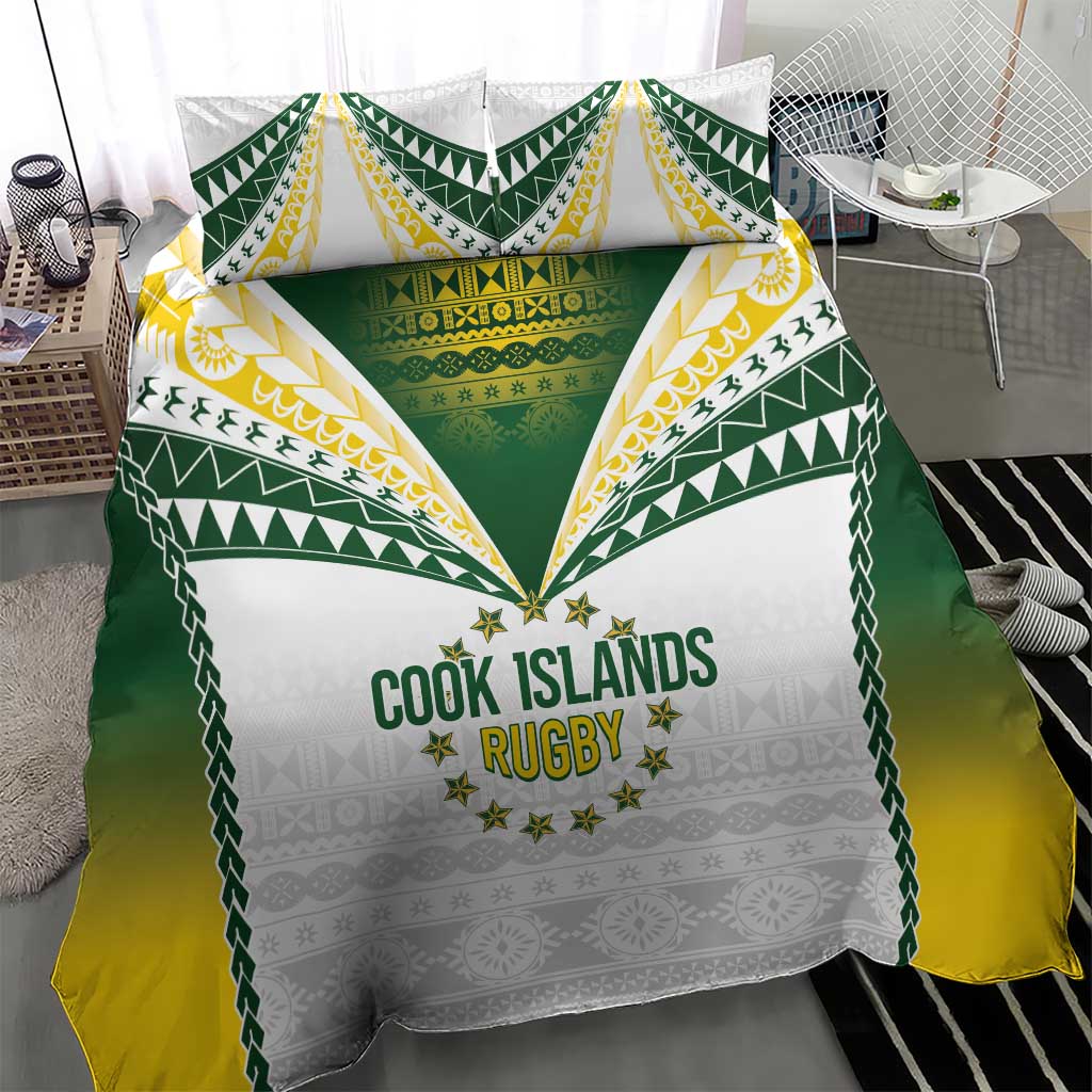 Cook Islands Rugby Bedding Set Kuki's Aitu Champions - Polynesian Pride