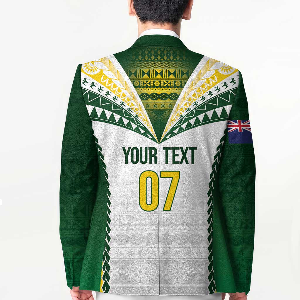 Cook Islands Rugby Custom Blazer Kuki's Aitu Champions LT7 - Polynesian Pride