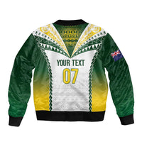 Cook Islands Rugby Custom Bomber Jacket Kuki's Aitu Champions LT7 - Polynesian Pride