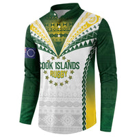 Cook Islands Rugby Custom Button Sweatshirt Kuki's Aitu Champions LT7 - Polynesian Pride
