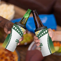 Cook Islands Rugby 4 in 1 Can Cooler Tumbler Kuki's Aitu Champions LT7 - Polynesian Pride
