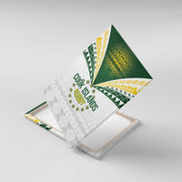 Cook Islands Rugby Canvas Wall Art Kuki's Aitu Champions LT7 With Frame Colorful - Polynesian Pride