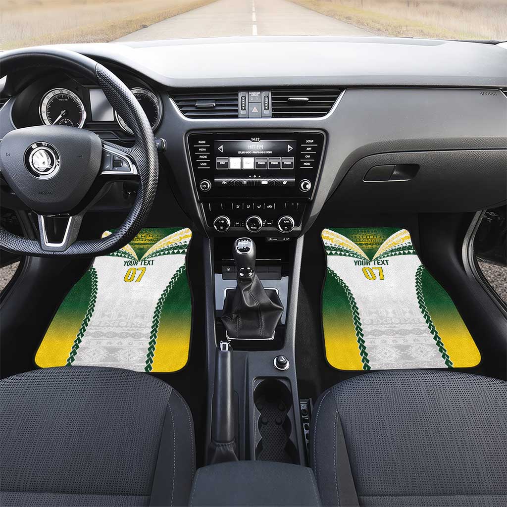 Cook Islands Rugby Custom Car Mats Kuki's Aitu Champions LT7 Set 2pcs - Front Colorful - Polynesian Pride