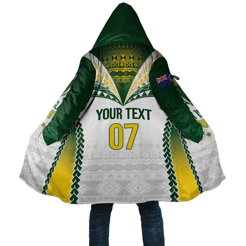 Cook Islands Rugby Custom Cloak Kuki's Aitu Champions LT7 Unisex Colorful - Polynesian Pride