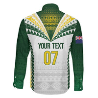 Cook Islands Rugby Custom Family Matching Mermaid Dress and Hawaiian Shirt Kuki's Aitu Champions - Polynesian Pride