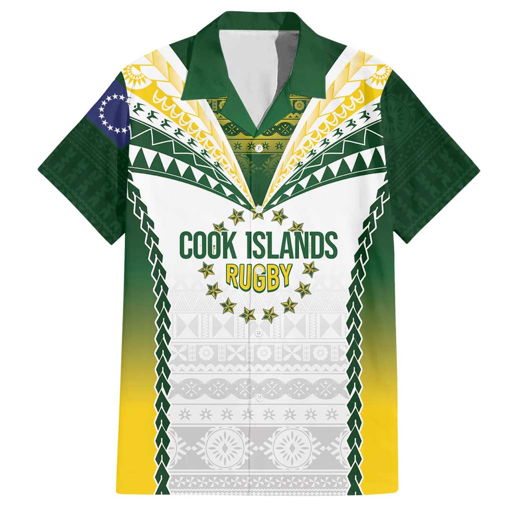 Cook Islands Rugby Custom Hawaiian Shirt Kuki's Aitu Champions - Polynesian Pride