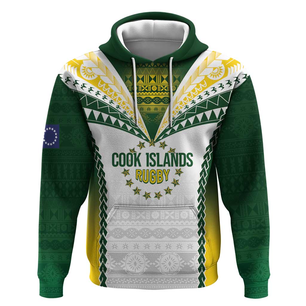 Cook Islands Rugby Custom Hoodie Kuki's Aitu Champions LT7 Pullover Hoodie Colorful - Polynesian Pride