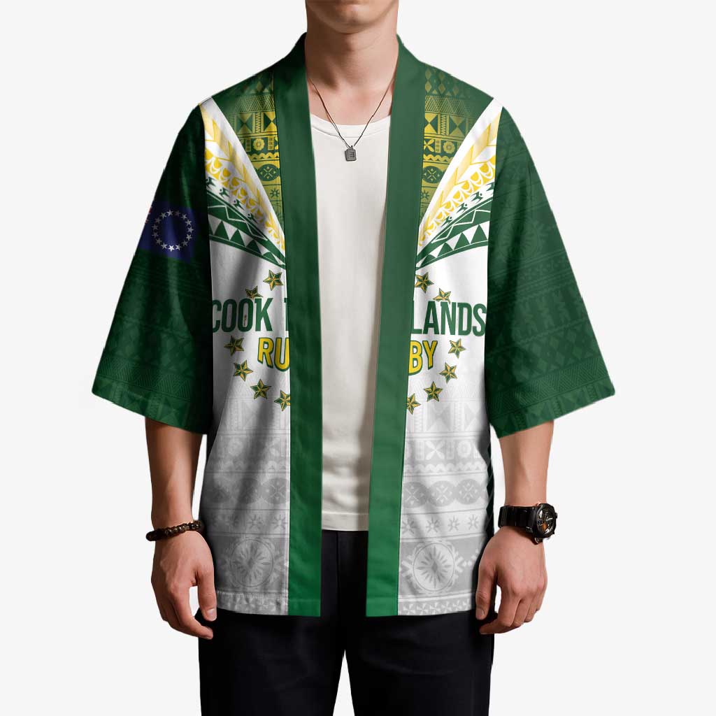 Cook Islands Rugby Custom Kimono Kuki's Aitu Champions LT7 - Polynesian Pride