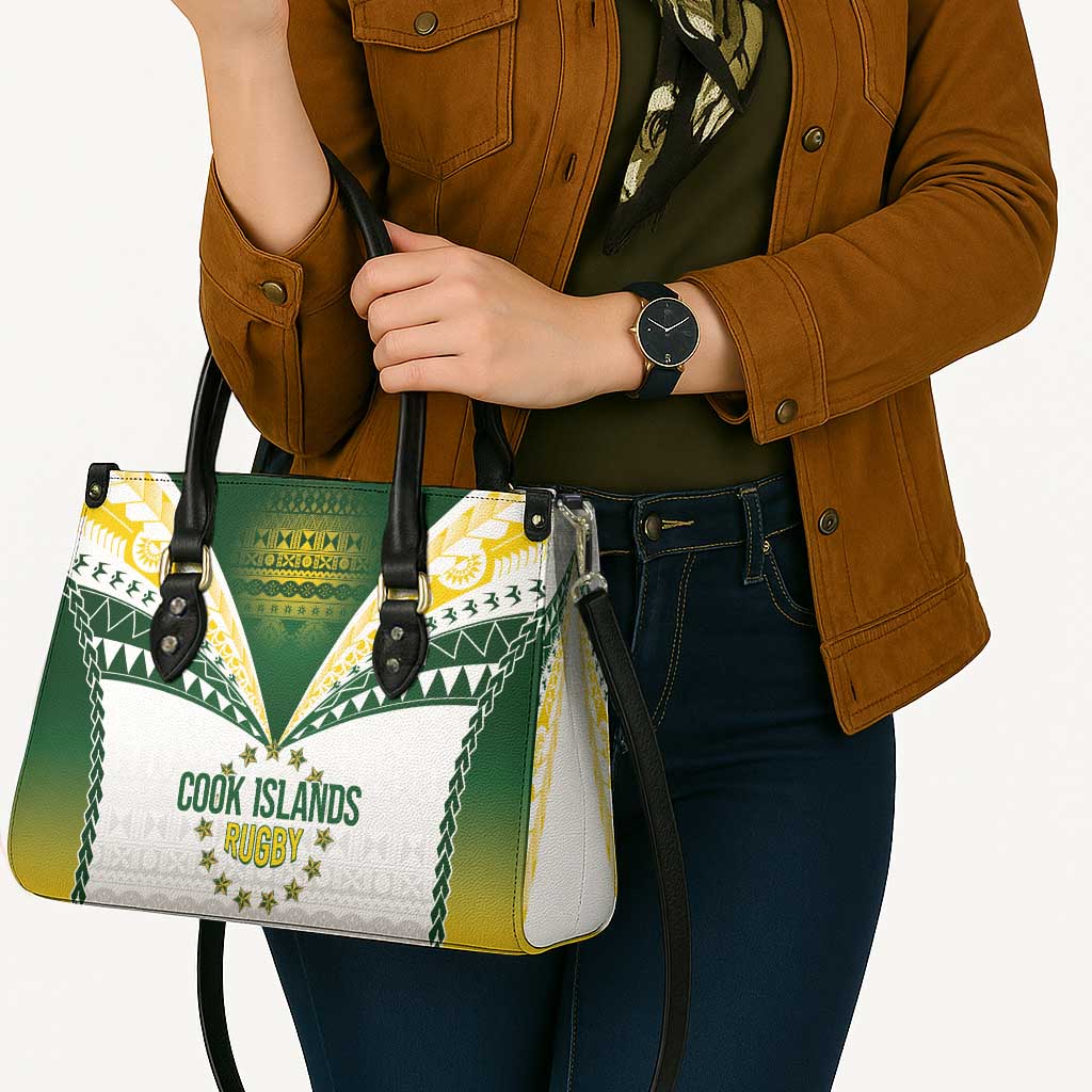 Cook Islands Rugby Leather Bag Kuki's Aitu Champions LT7 - Polynesian Pride