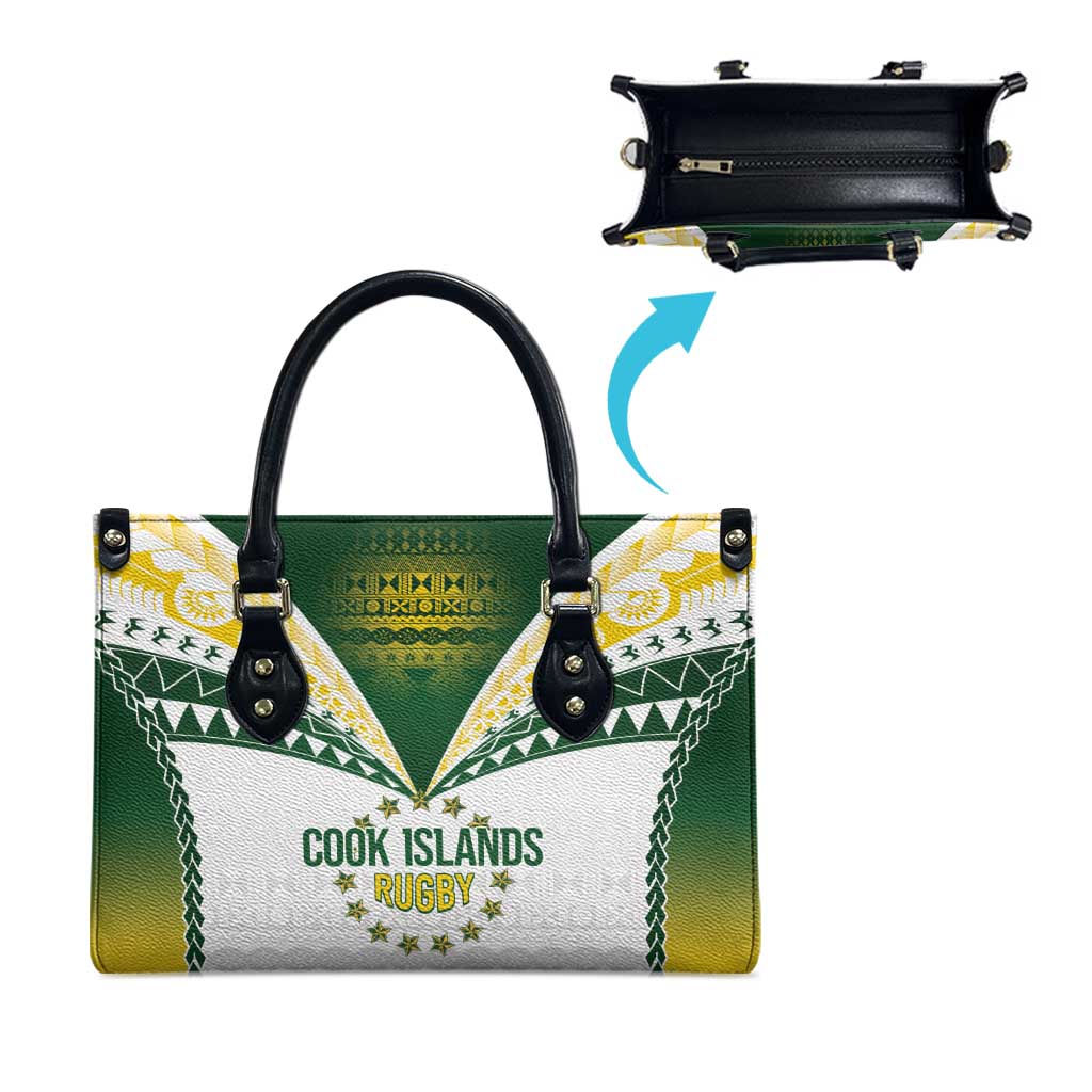 Cook Islands Rugby Leather Bag Kuki's Aitu Champions LT7 - Polynesian Pride