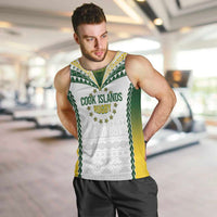 Cook Islands Rugby Custom Men Tank Top Kuki's Aitu Champions LT7 Colorful - Polynesian Pride