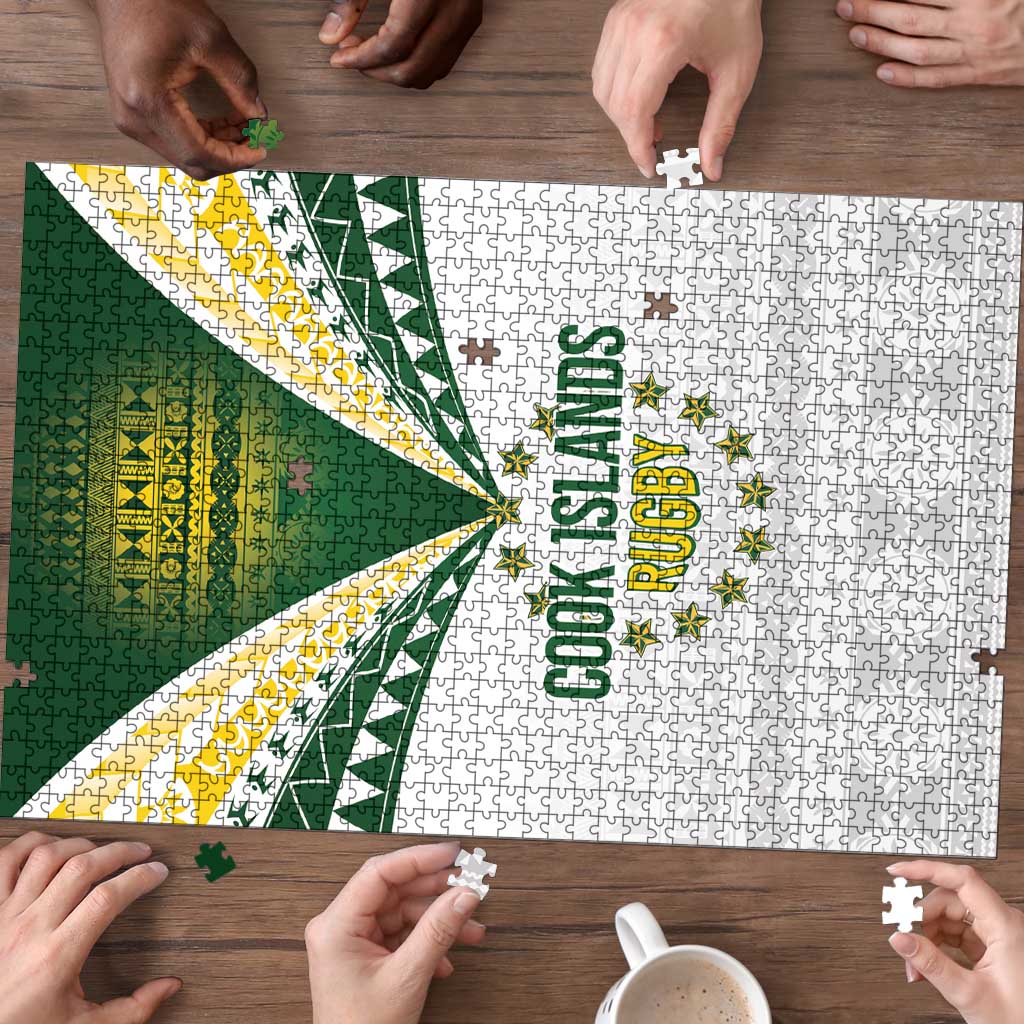 Cook Islands Rugby Puzzle Kuki's Aitu Champions LT7 - Polynesian Pride