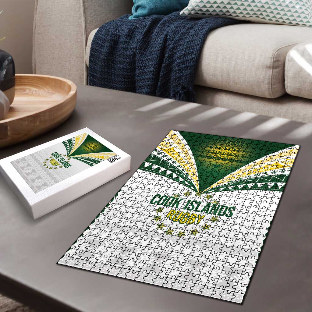 Cook Islands Rugby Puzzle Kuki's Aitu Champions LT7 - Polynesian Pride