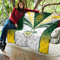 Cook Islands Rugby Quilt Kuki's Aitu Champions - Polynesian Pride