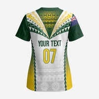 Cook Islands Rugby Custom Scrub Top Kuki's Aitu Champions LT7 - Polynesian Pride