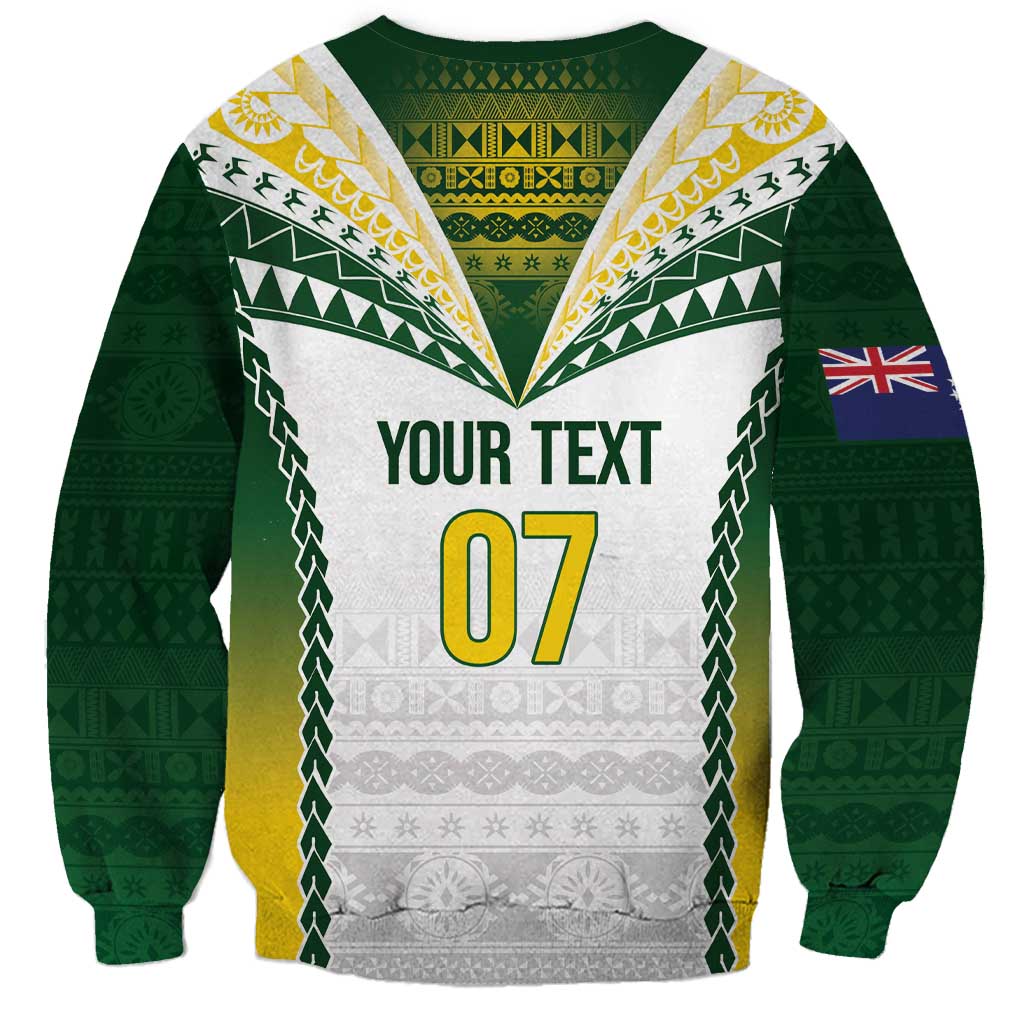 Cook Islands Rugby Custom Sweatshirt Kuki's Aitu Champions LT7 - Polynesian Pride