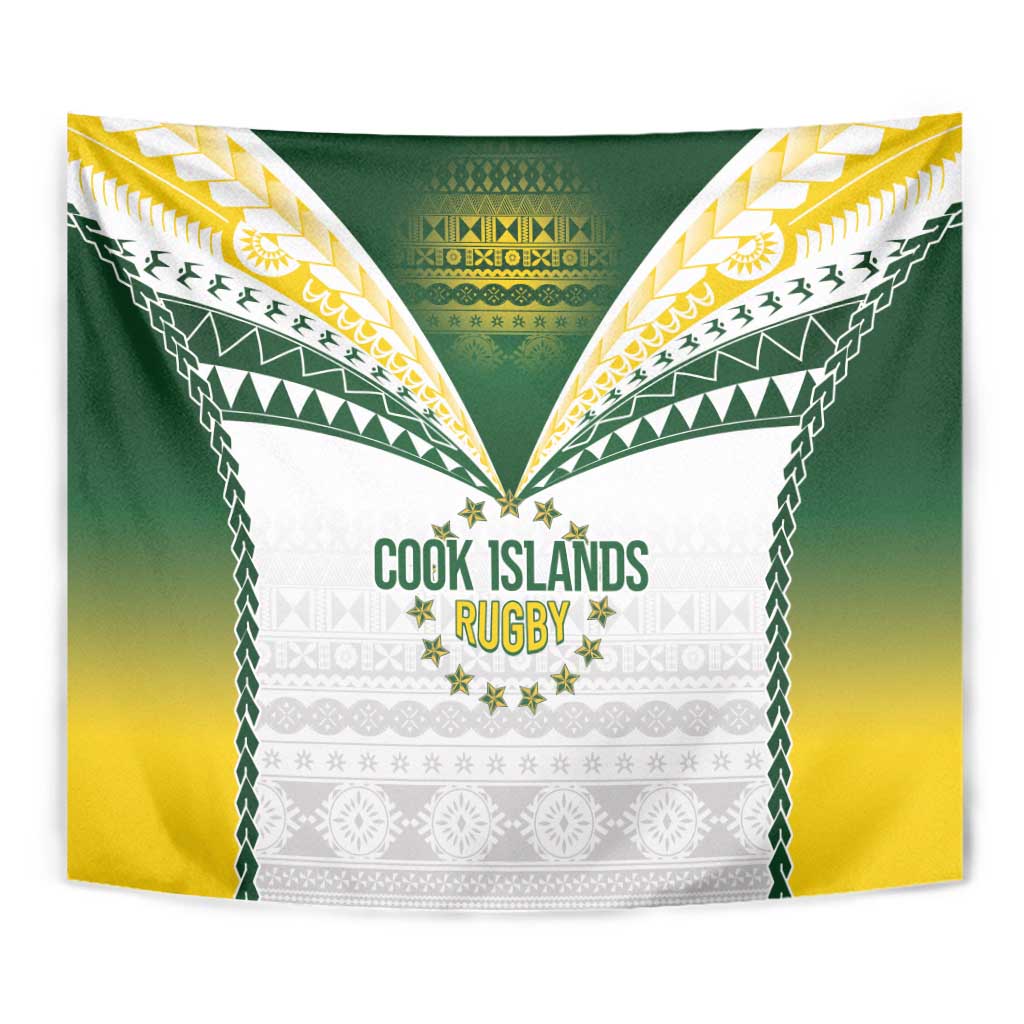 Cook Islands Rugby Tapestry Kuki's Aitu Champions - Polynesian Pride