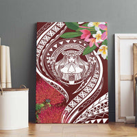 Aloha Hawaii Big Island Canvas Wall Art Ohia Lehua Wahine