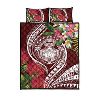 Aloha Hawaii Big Island Quilt Bed Set Ohia Lehua Wahine