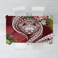 Aloha Hawaii Big Island Tablecloth Ohia Lehua Wahine