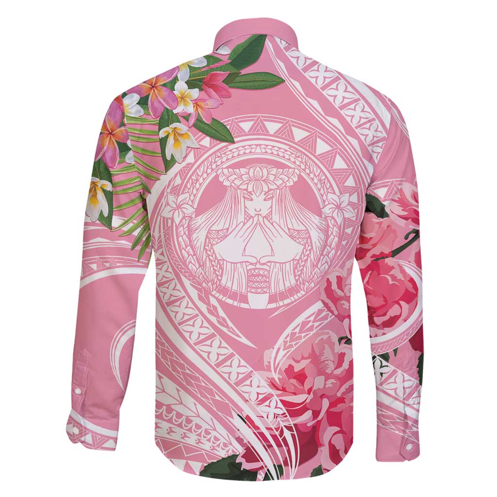 Aloha Hawaii Maui Family Matching Off Shoulder Maxi Dress and Hawaiian Shirt Goddess Lokelani Rose