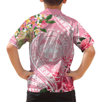 Aloha Hawaii Maui Family Matching Puletasi and Hawaiian Shirt Goddess Lokelani Rose