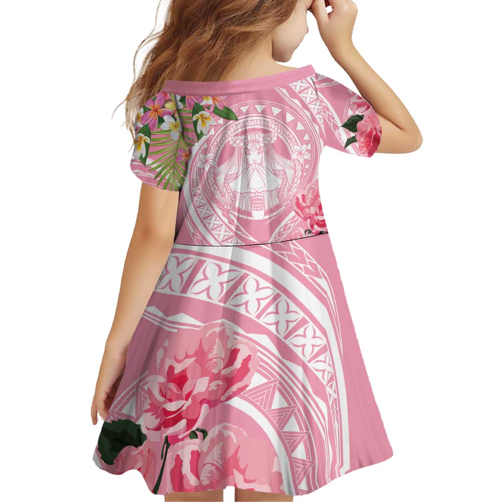 Aloha Hawaii Maui Family Matching Puletasi and Hawaiian Shirt Goddess Lokelani Rose