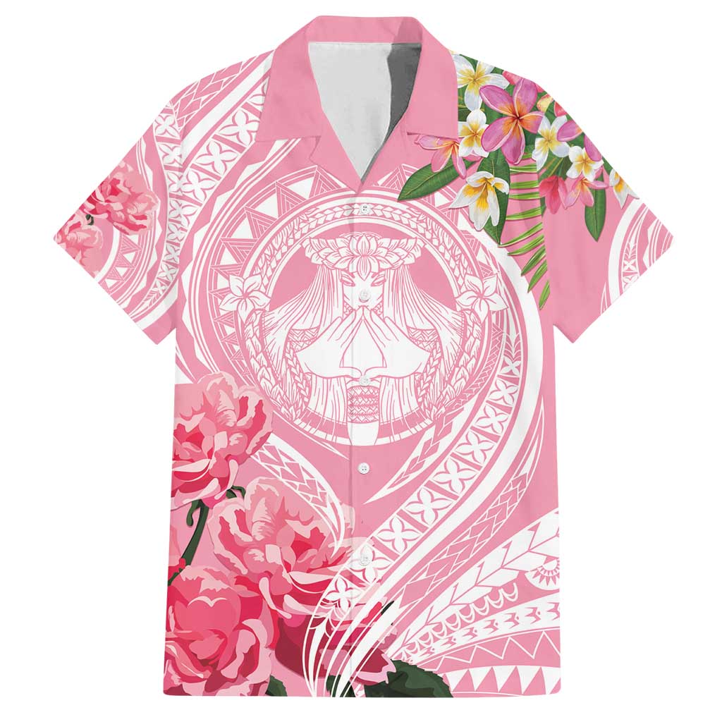 Aloha Hawaii Maui Family Matching Puletasi and Hawaiian Shirt Goddess Lokelani Rose