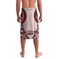 Bula Fiji Vintage Lavalava Scarlet Masi Motifs